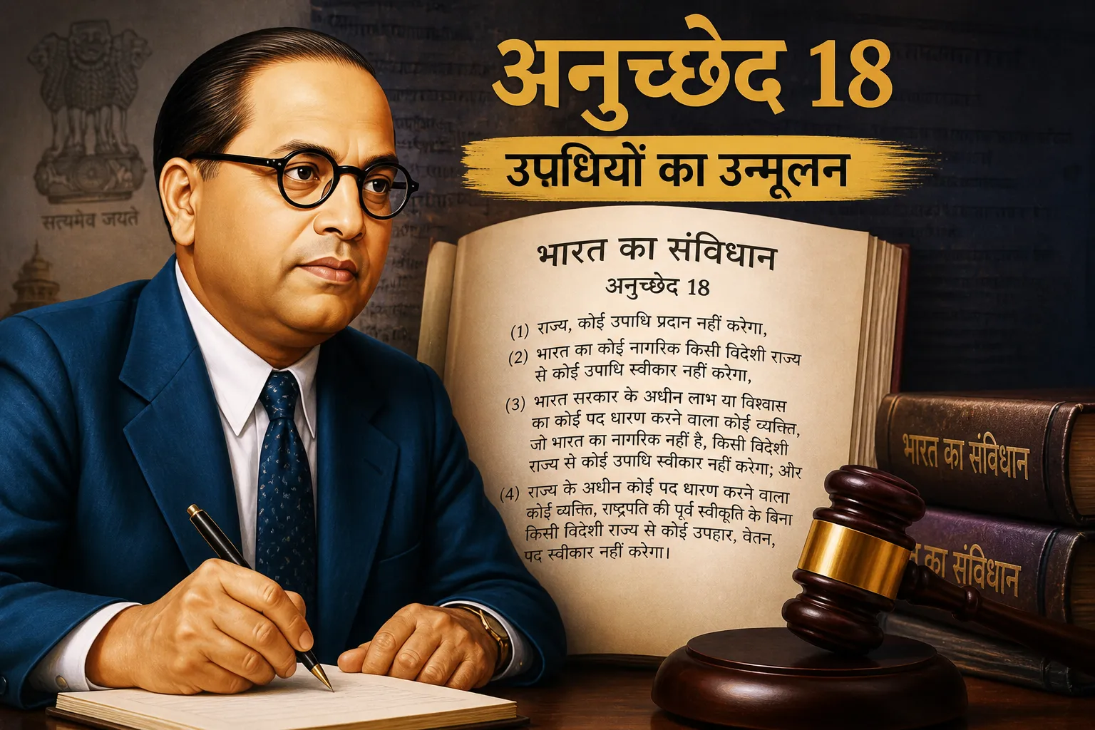 अनुच्छेद 18 क्या है ? नाम से नहीं, काम से बड़ा बनाता है संविधान