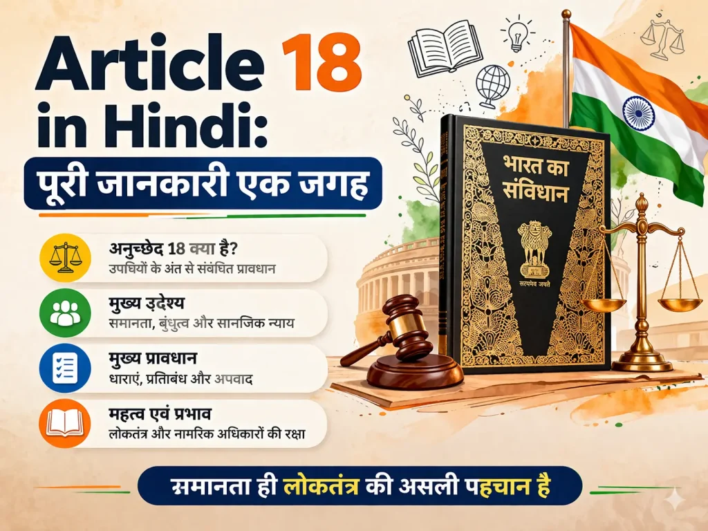 अनुच्छेद 18 क्या है और उपाधियों का अंत